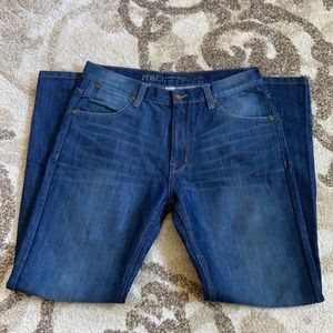 PD&C Men’s Straight Leg Blue Jeans. Size 34x32